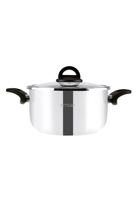 Emsan Vera Pressure Cooker Set 4+6 Liters Black - MALLTURK