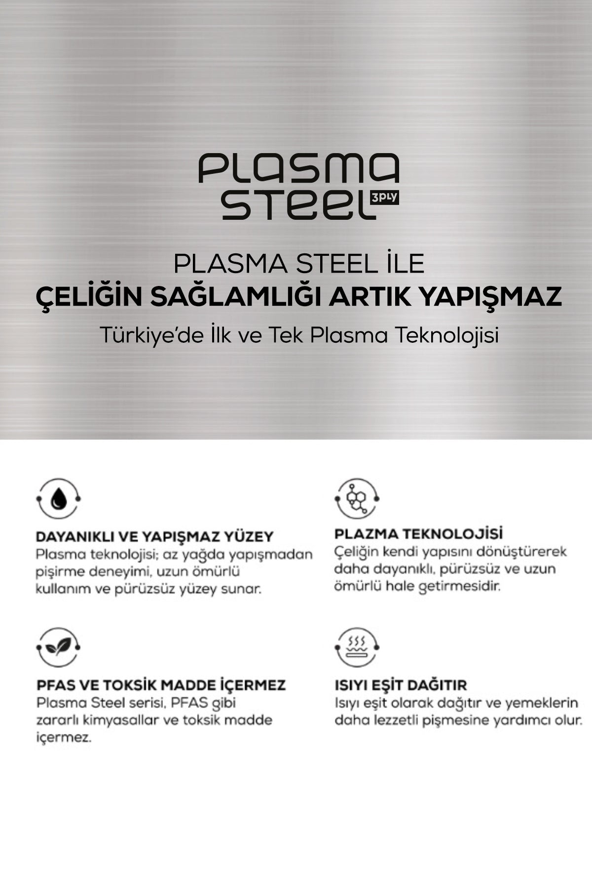 Karaca Plasma 3Ply Nonstick Saute Pan