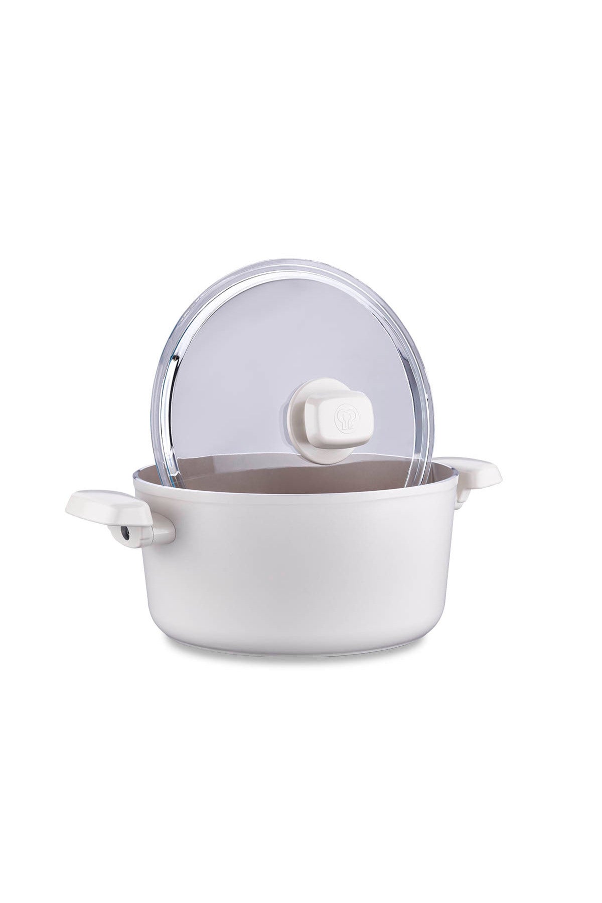 KORKMAZ Ornella Sera 7 Piece Vanilya Cookware Set