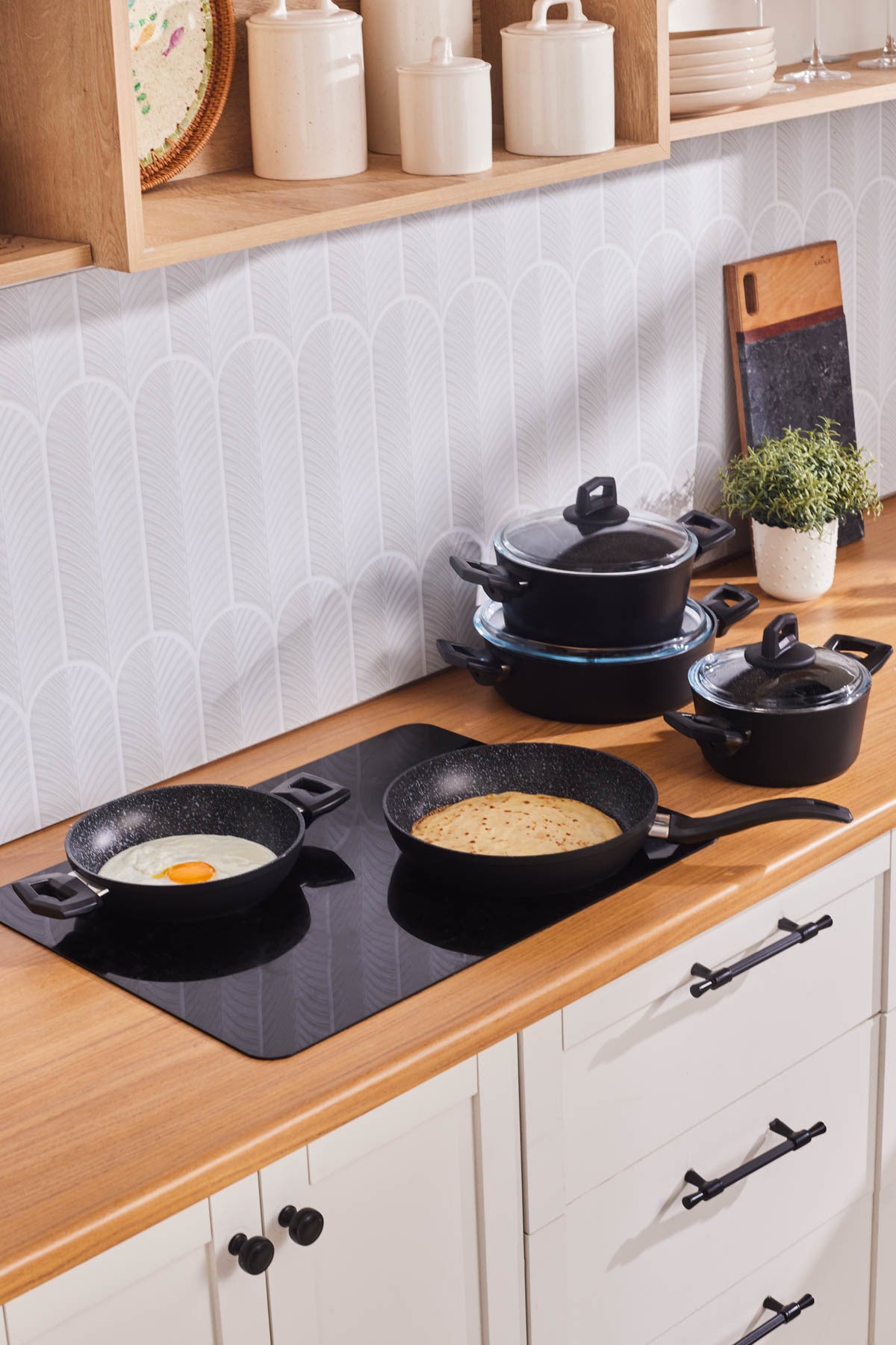 Karaca Biogranit Power New 8 Piece Cookware Set - MALLTURK