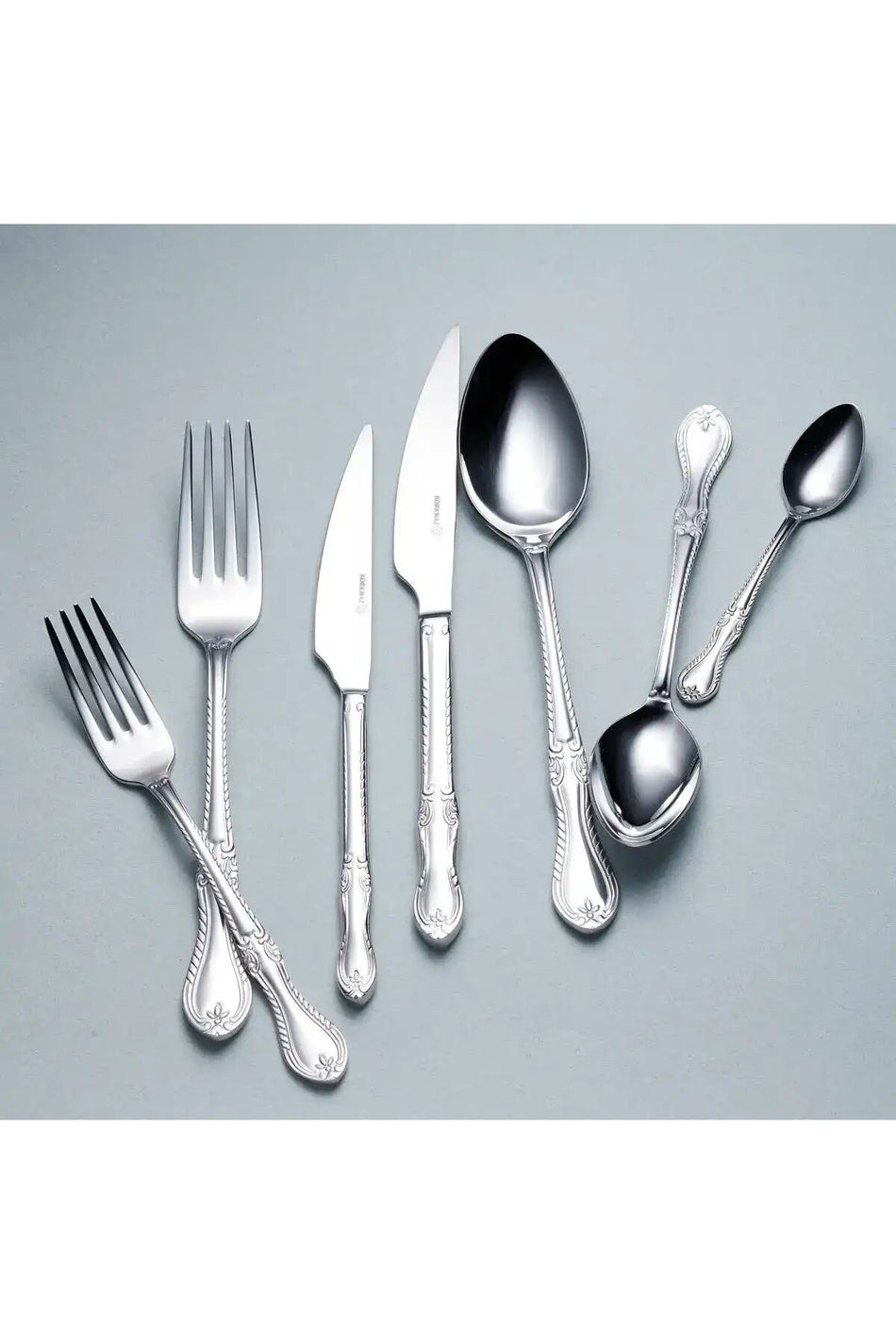 KORKMAZ hanedan Flatware Set 84 Piece a2562 - MALLTURK
