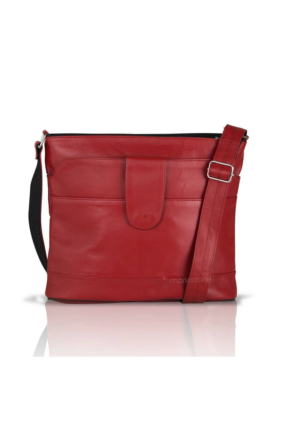 Fubileather Genuine Leather Crossbody Messenger Bag