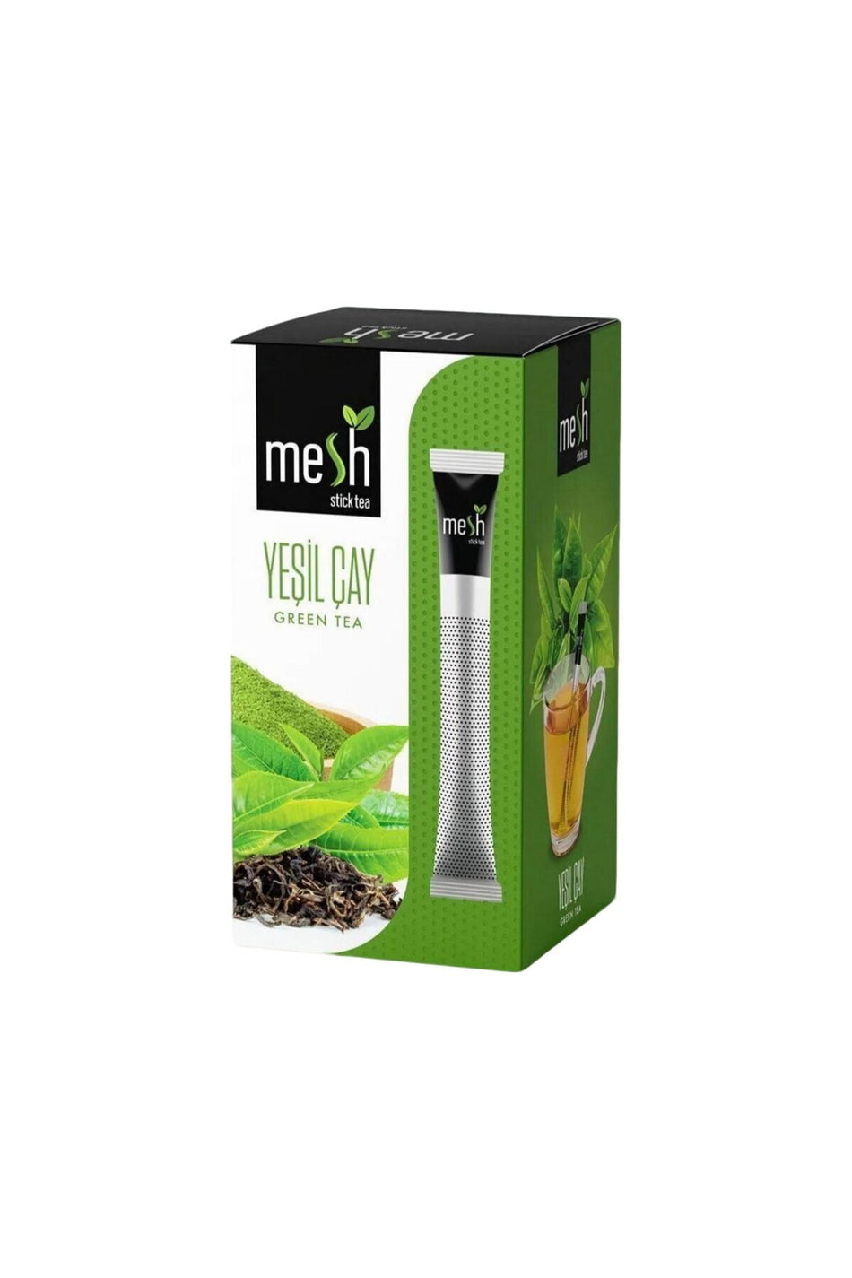 Mesh Stick Green Tea, 16-Pack, Outdoor Camping Tea, 16 x 2g