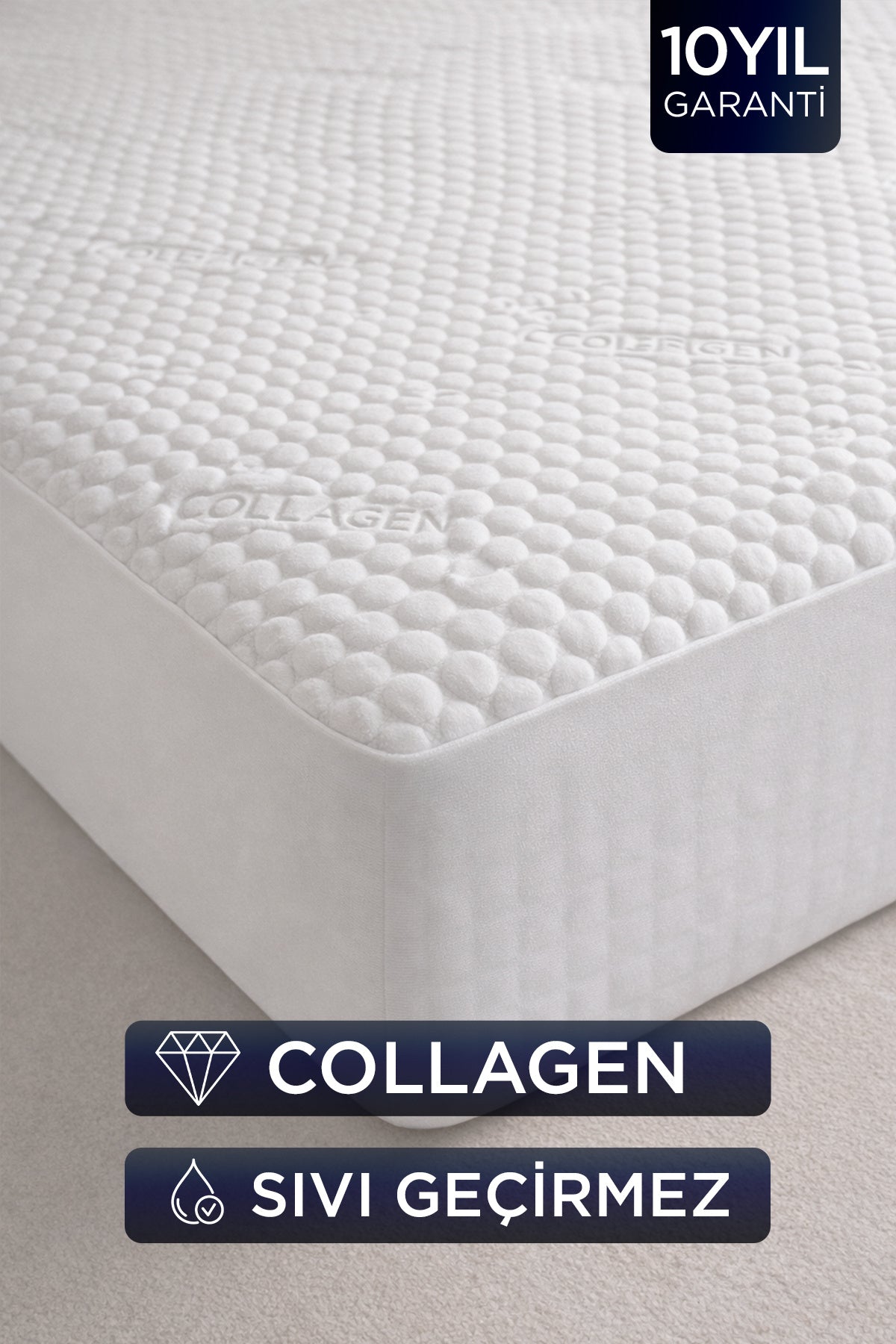 Dream Time Collagen Luxury Waterproof Mattress Protector - MALLTURK