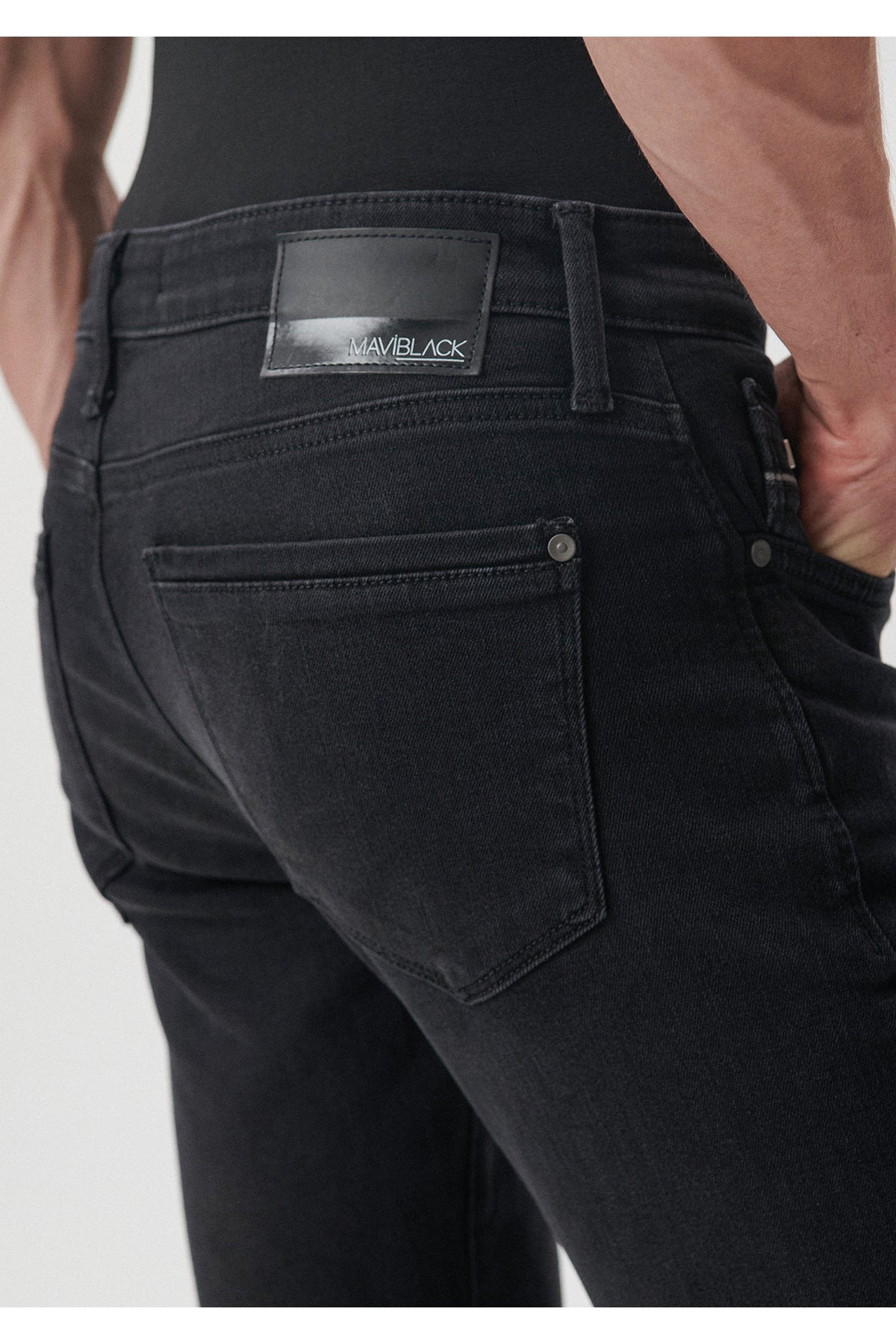 Mavi Marcus Black Anthracite Jeans 0035185184 - MALLTURK
