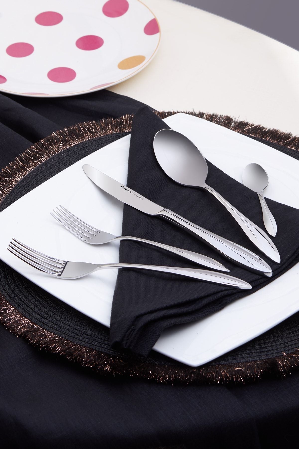 Karaca costa 60 Piece 12 Place Setting Flatware Set - MALLTURK