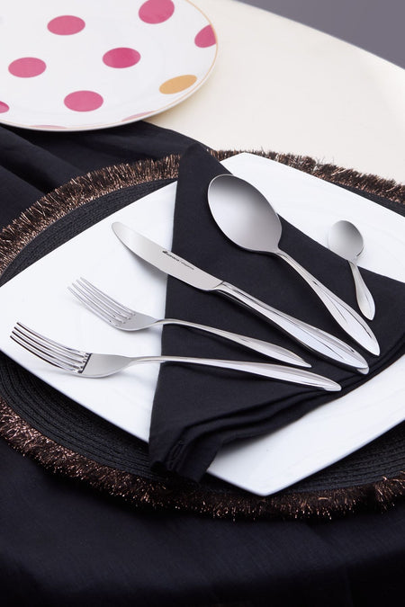 Karaca costa 60 Piece 12 Place Setting Flatware Set - MALLTURK