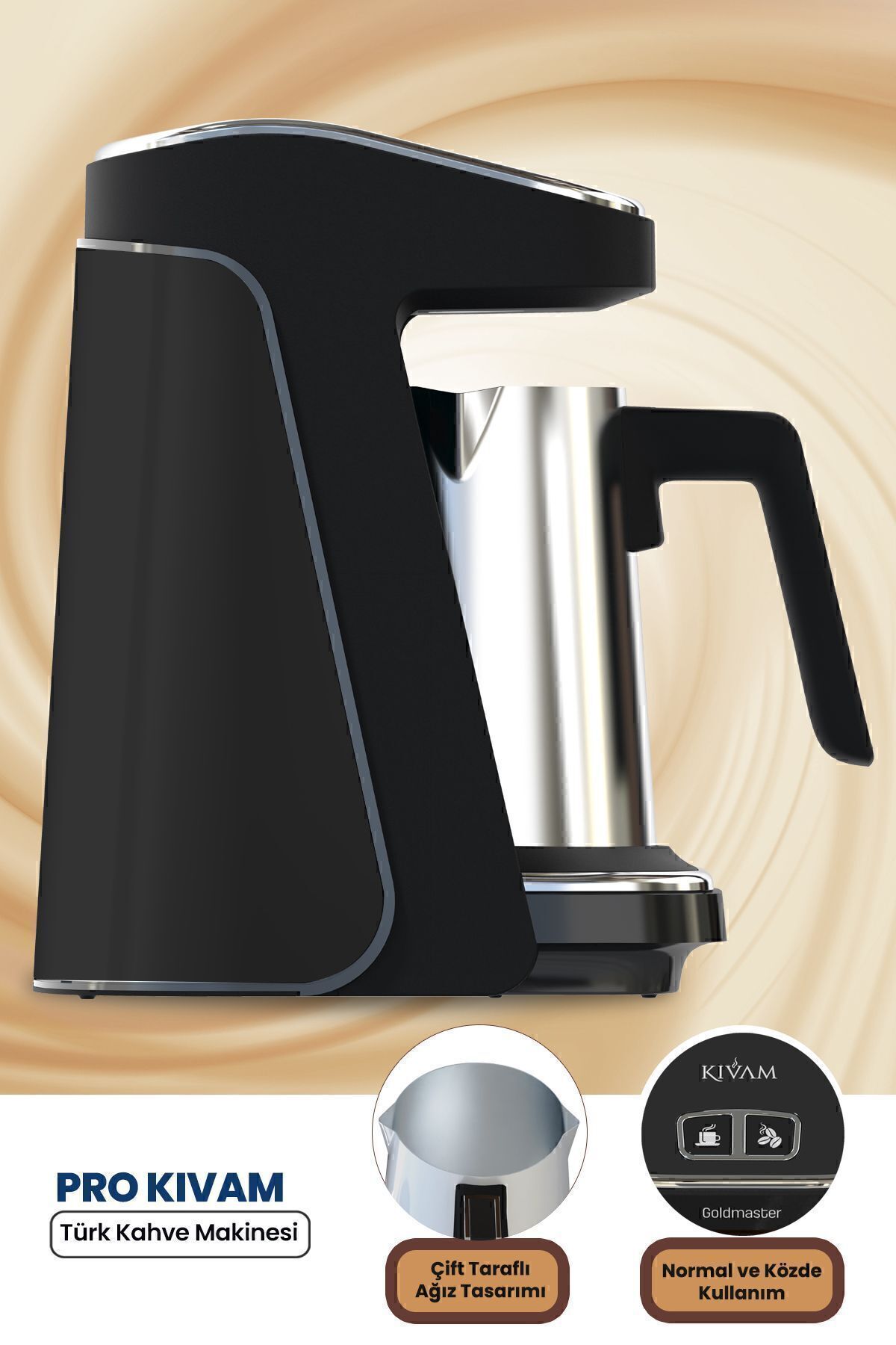GoldMaster Stainless Steel German Schott Glass Tea Maker and LED illuminated Water Kettle, Stainless Steel Turkish Coffee Maker - MALLTURK