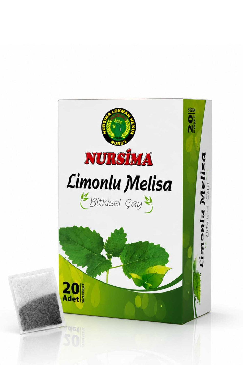 Nursima Lemon Balm Herbal Tea – 20 Filter Bags | Natural Herbal Blend