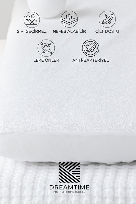 Dream Time Waterproof Cotton Baby & Kids Mattress Protector - MALLTURK
