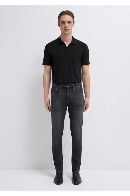 Mavi Lux Black Anthracite Jean Trousers 00422A1743 - MALLTURK
