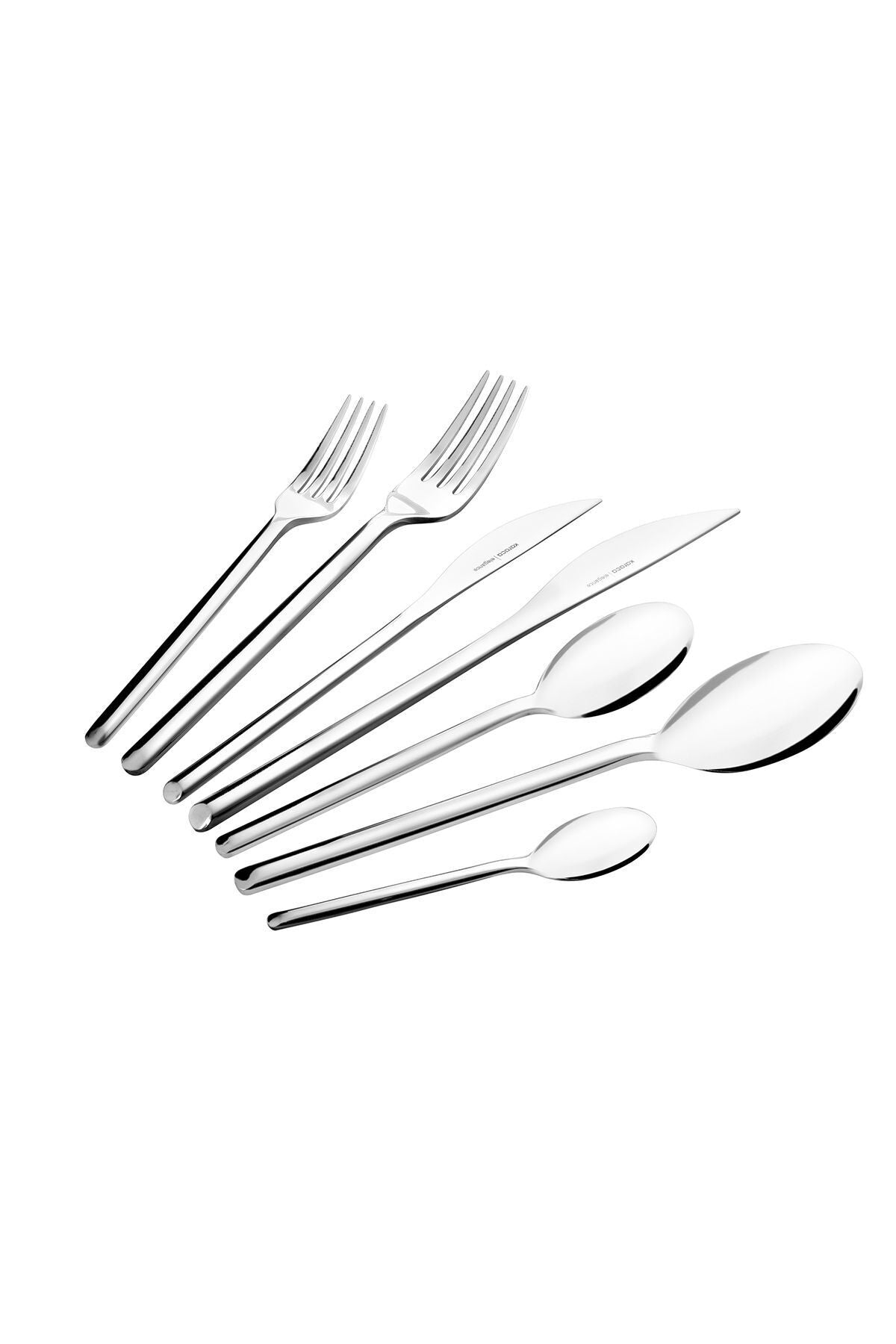Karaca kendo 84 Piece 12 Place Setting premium Boxed Flatware Set - MALLTURK