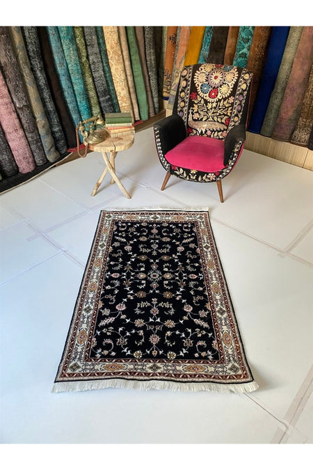 SIRVAN Rug Hand-Woven Silk Rug - MALLTURK