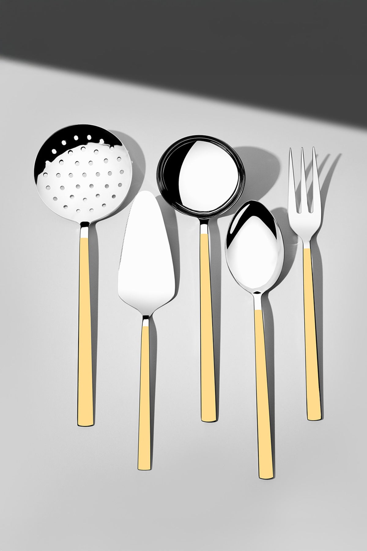 Nehir dalyan altin Plain 12 Place Setting 89 Piece deri Boxed Flatware Set - MALLTURK