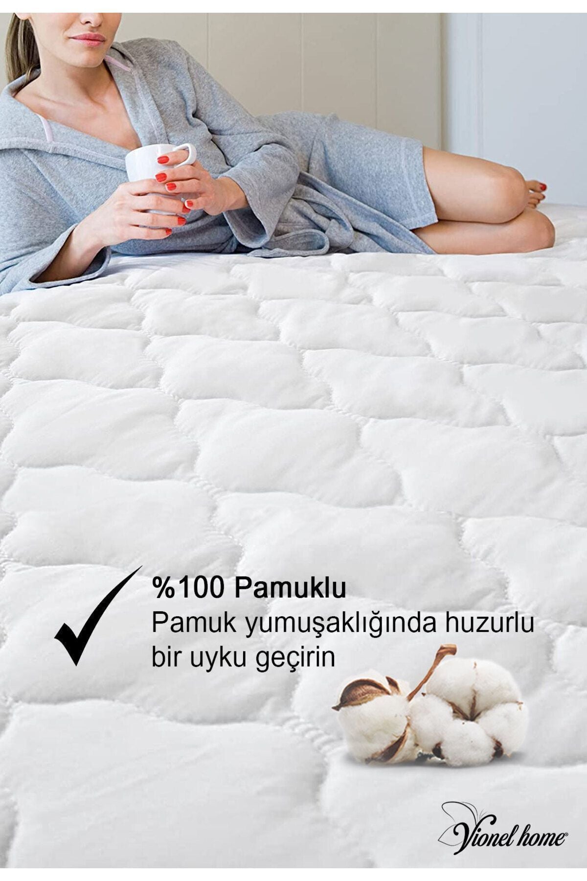 Vionel Home Waterproof Cotton Quilted Mattress Protector - MALLTURK