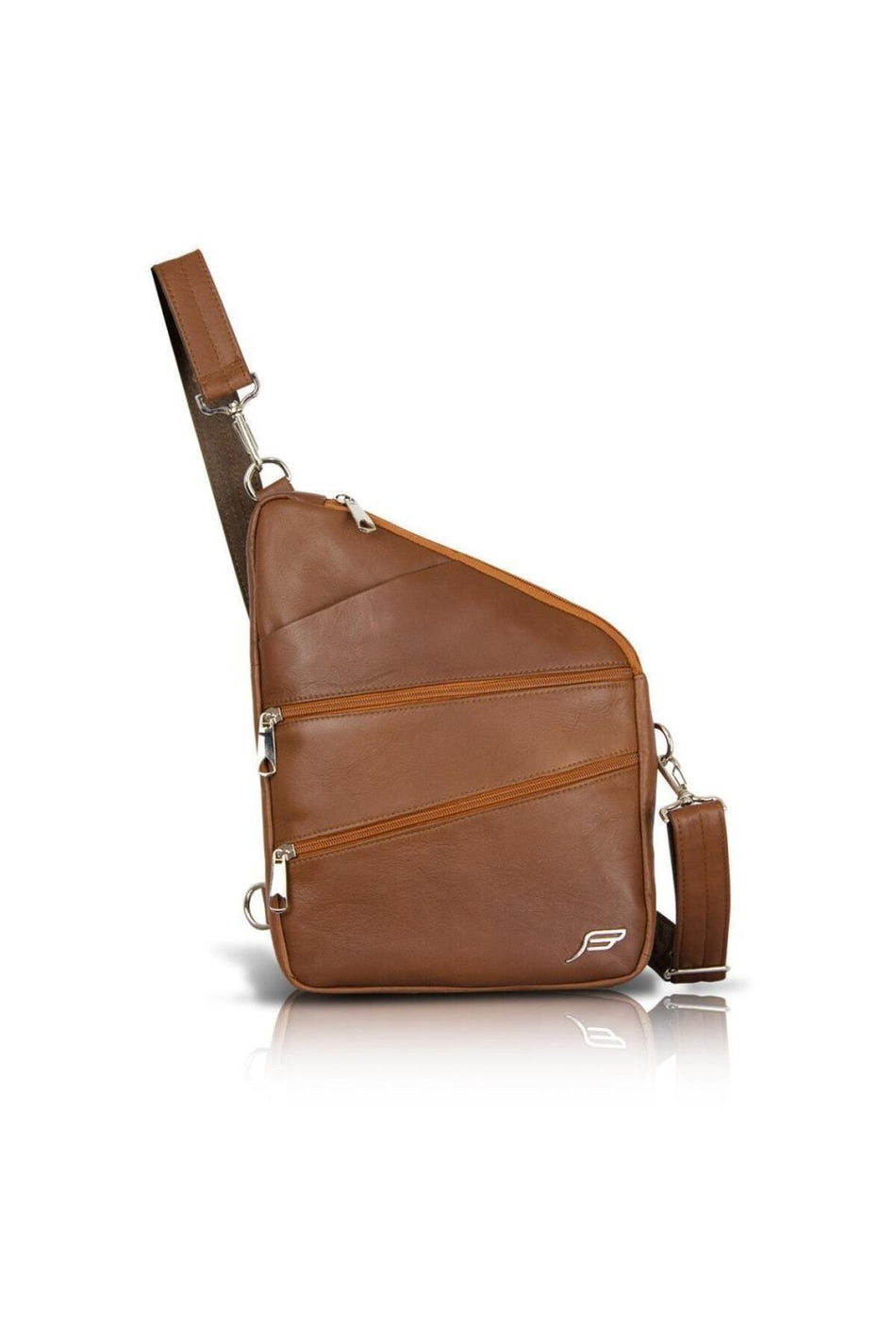 Fubileather Bodybag Genuine Leather Messenger Chest Bag
