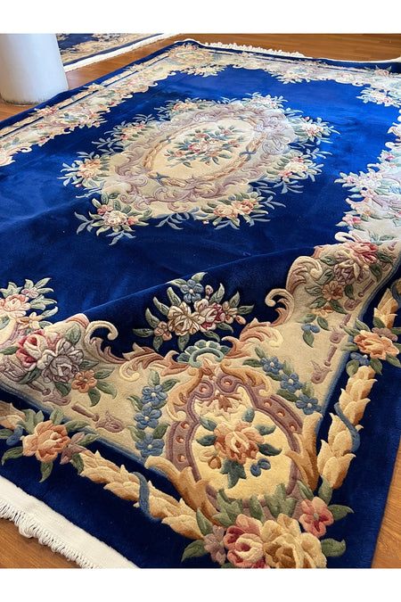 RD RAMAZAN DAG Hand Rug Art Hand-Woven Embossed Chinese Rug Size 350x250 - MALLTURK