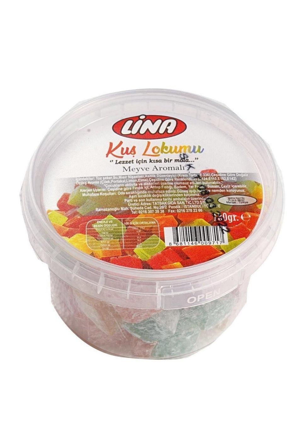 Lina Mini Turkish Delight 180 g - MALLTURK