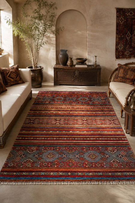 Naar Rug SHB Afgan Orjin Hand-Woven Wool Rug 174x242 - MALLTURK