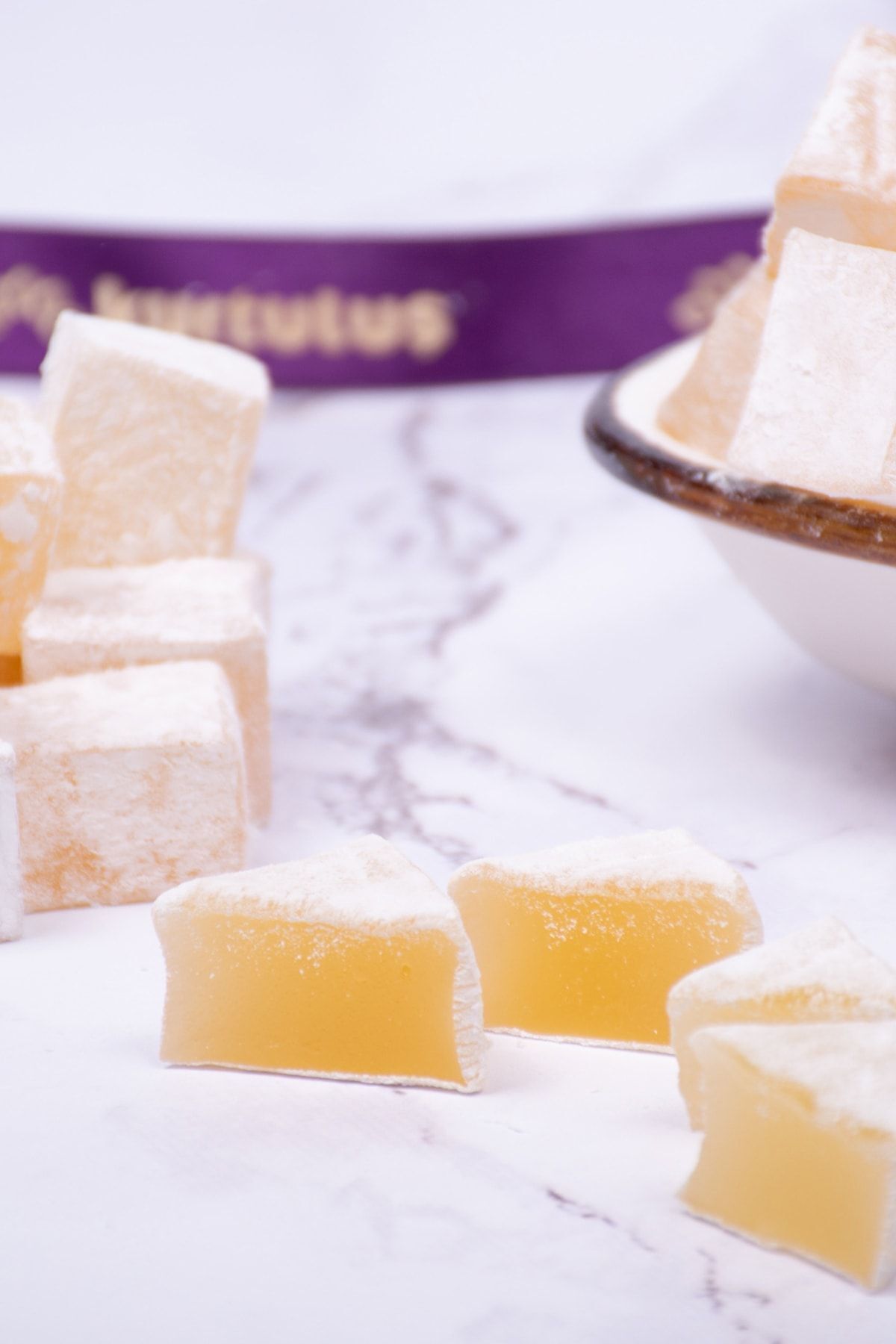 Kurtulus Kuruyemis Plain Turkish Delight 500gr - MALLTURK