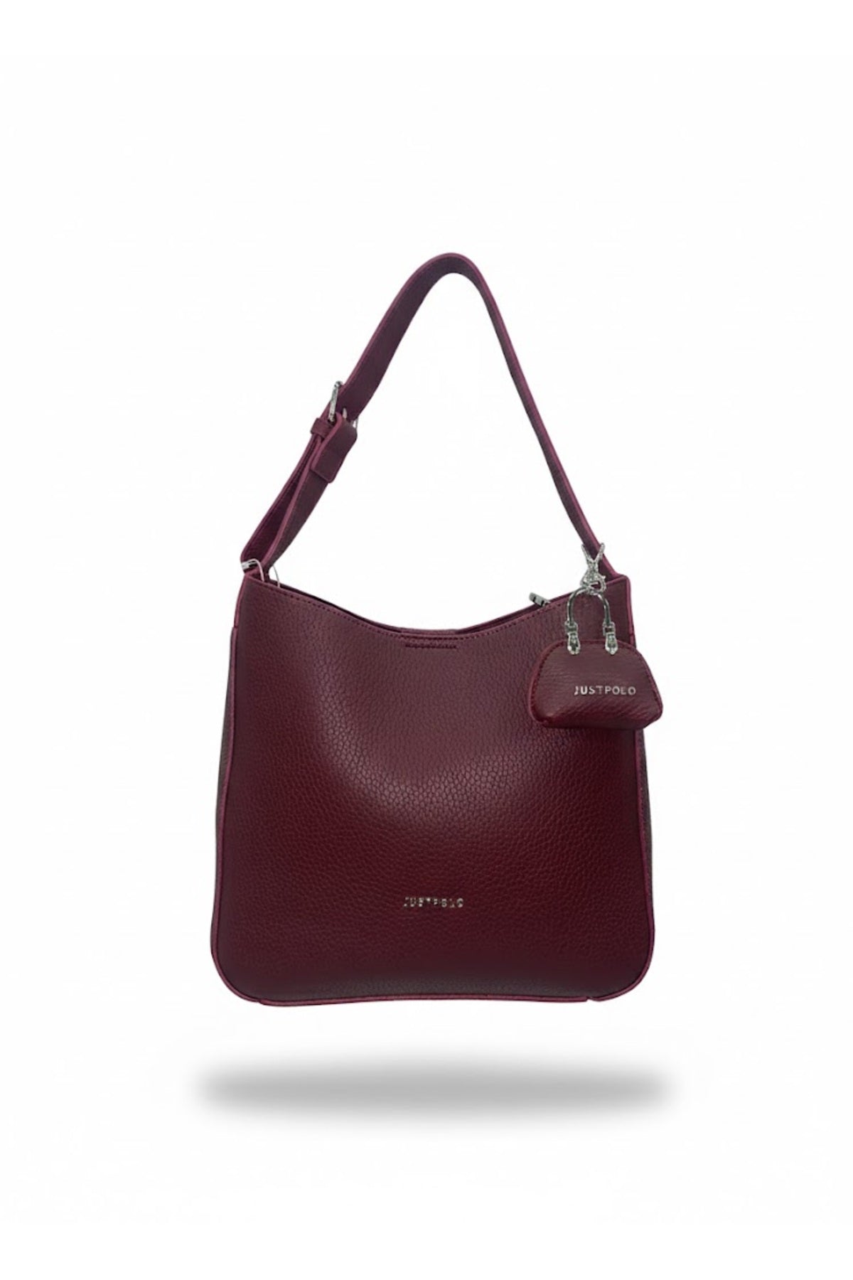 Just Polo Women's Shoulder Bag Burgundy - MALLTURK