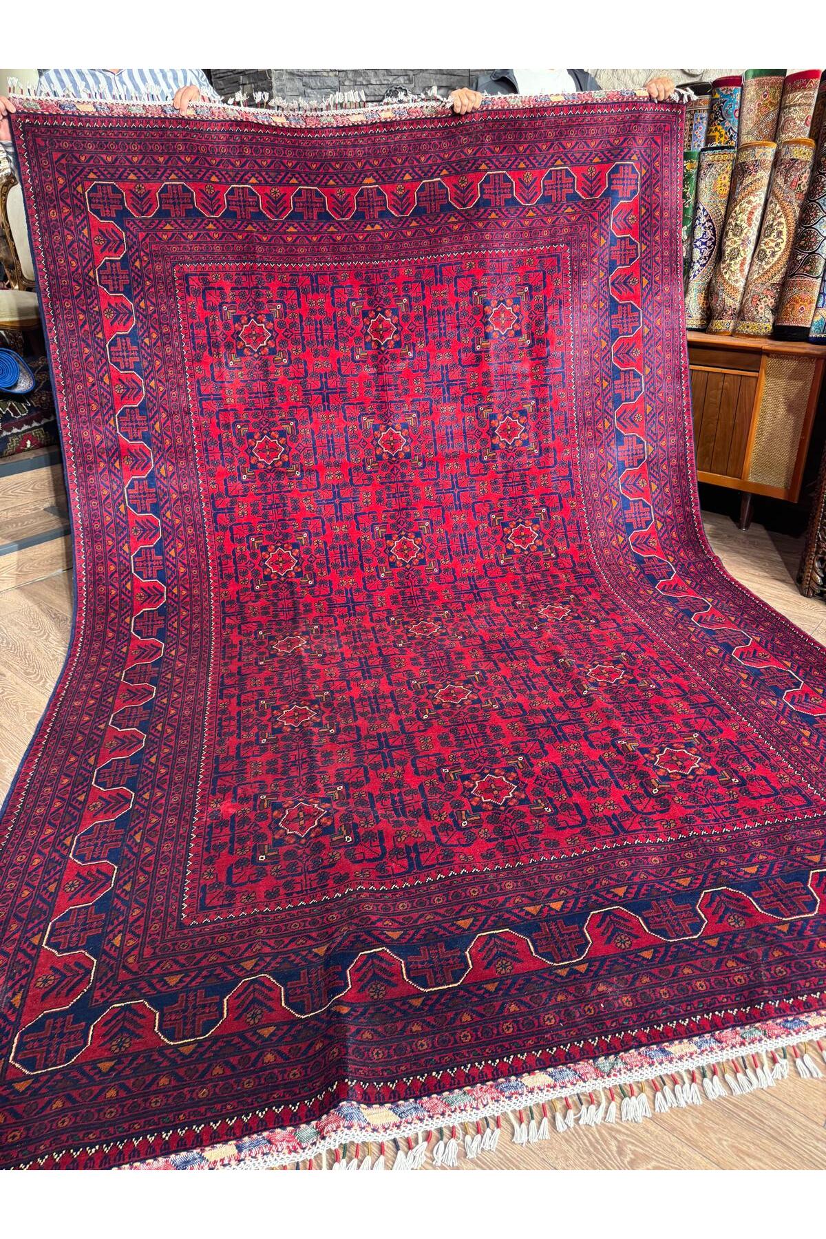 Rustikev AFGAN BILICIK Rug 202X313CM Wool Hand-Woven Base Rug - MALLTURK