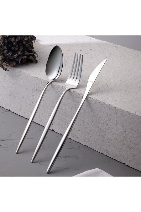 Aryildiz matilda 89 Piece 12 Place Setting Flatware Set - MALLTURK