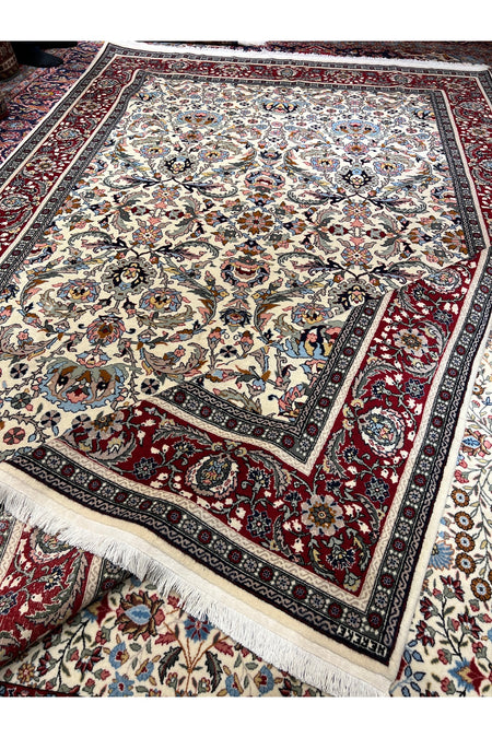 RD RAMAZAN DAG Hand Rug Art Hand-Woven Sumerbank Hereke Rug Signed Polonez Design Size 300x200 - MALLTURK