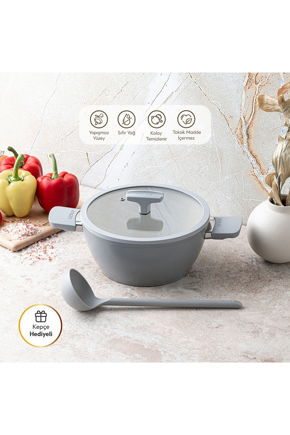 Emsan Swiss Cyrstal RS Stock Pot - MALLTURK