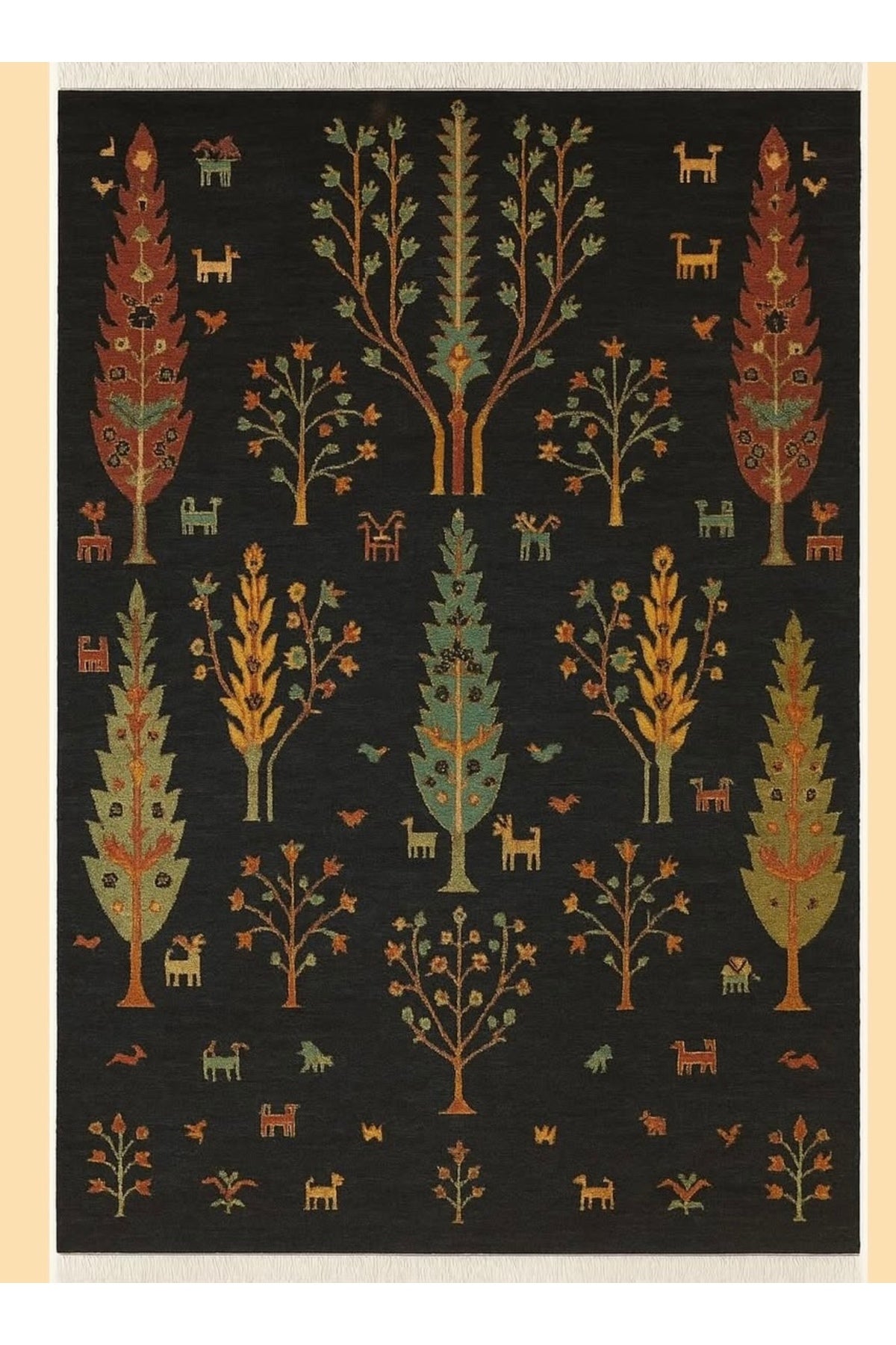 Anatolia Looms Afghan Sultani Hand-Woven Rug