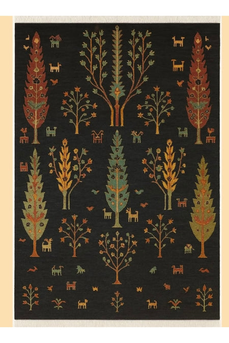 Anatolia Looms Afghan Sultani Hand-Woven Rug