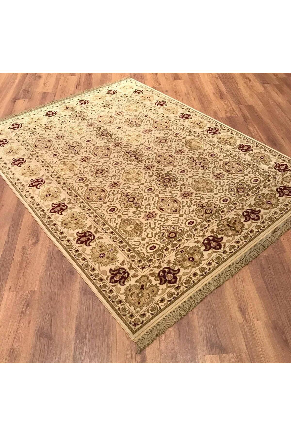 Halicizade Sultan Serisi Cerceve Pattern Hand-Woven Rug - MALLTURK