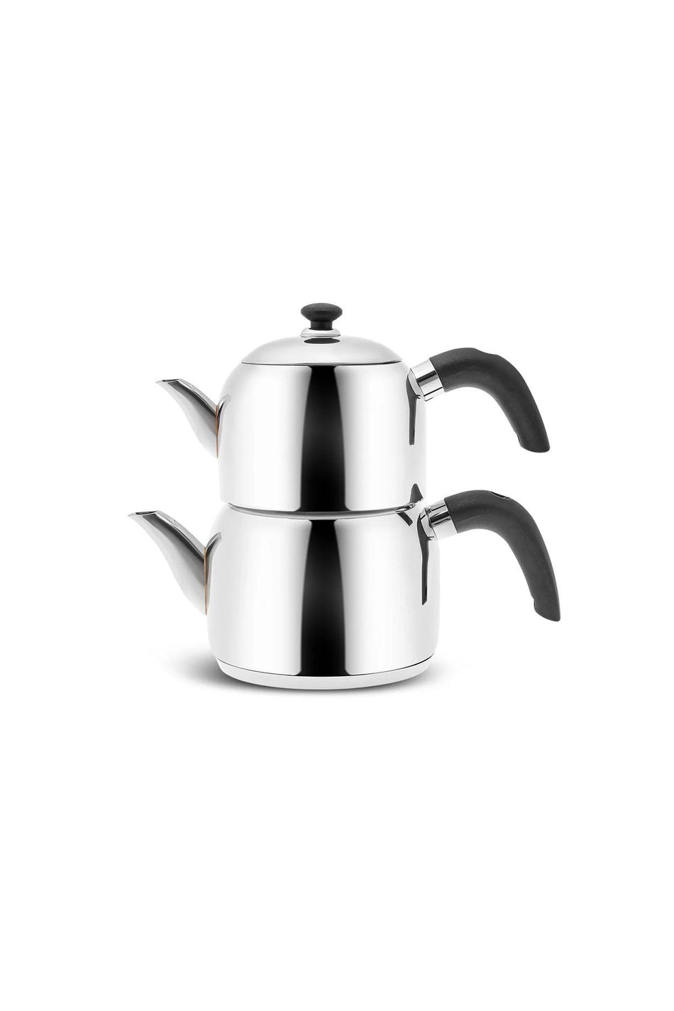 Karaca Edge Mini induction Base Teapot Set, Black - MALLTURK