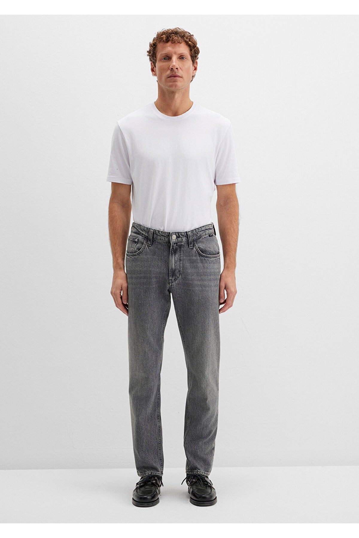 Mavi London Street Grey Denim Smoke Jeans Trousers 0010172-88530 - MALLTURK