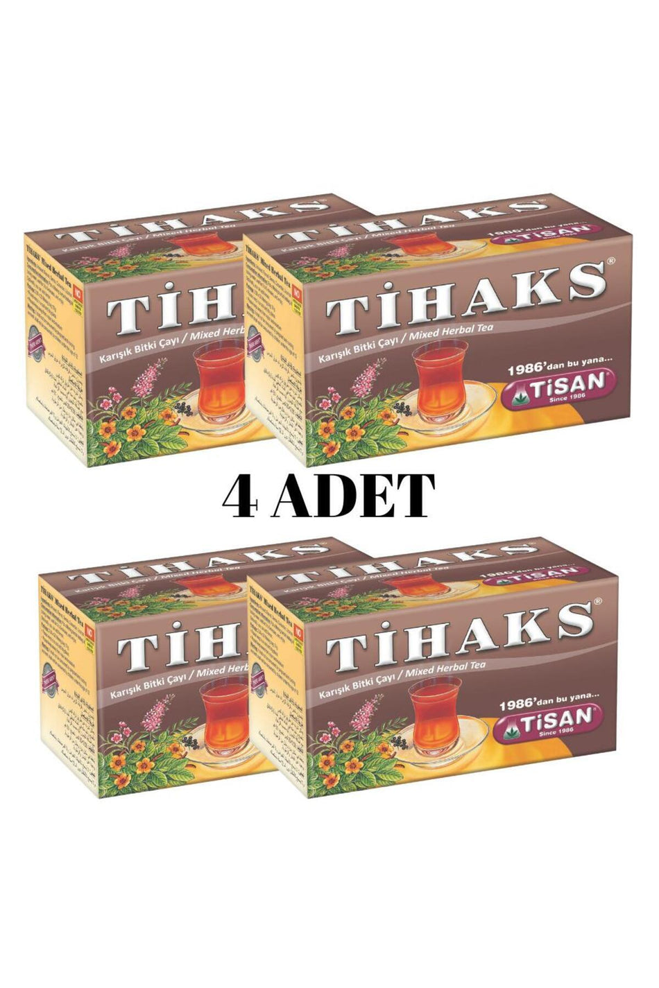 Tisan Tihaks Çayı Tisan 4 Kutu