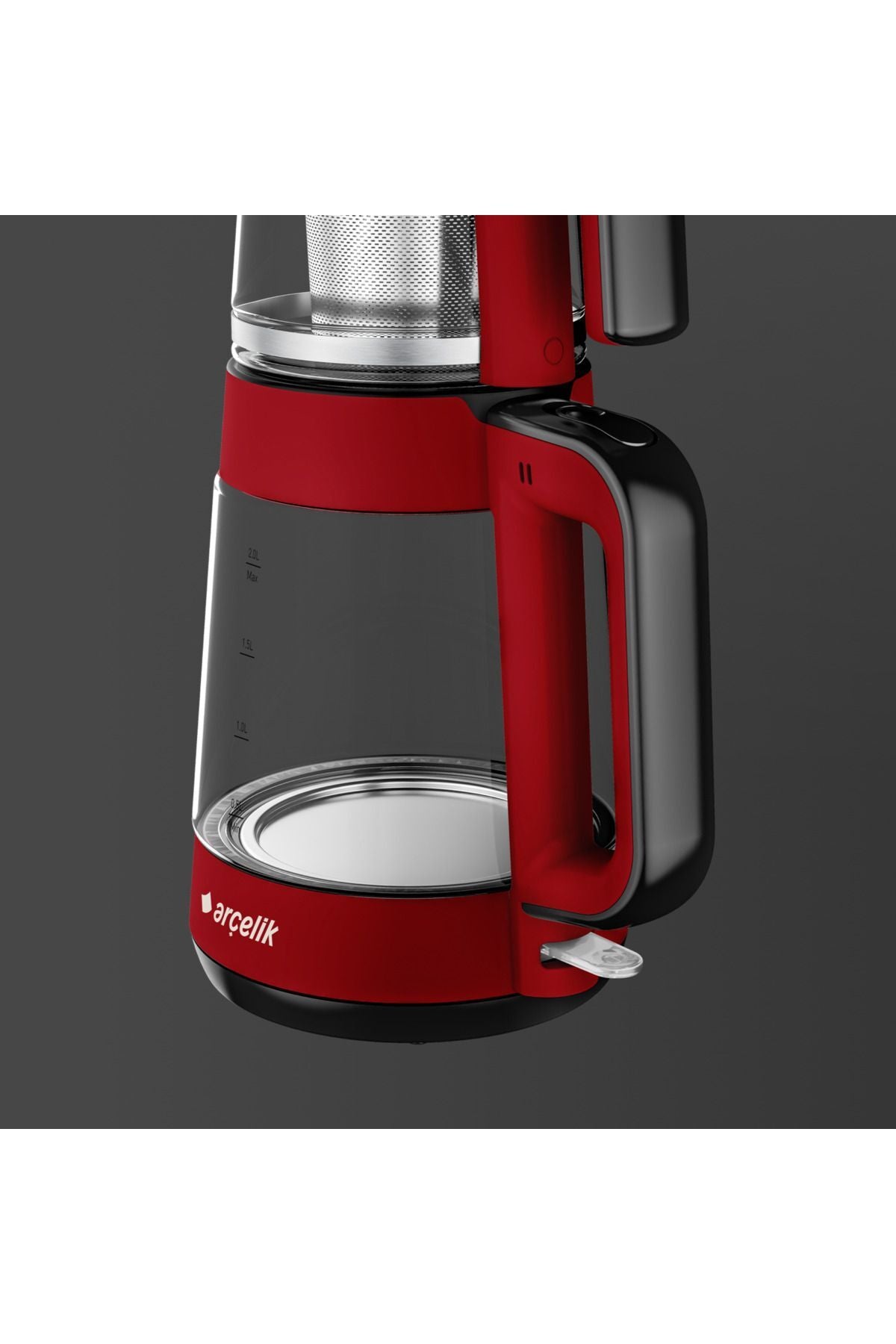 Arcelik RESiTAL LED illuminated Glass Kettle Tea Maker Water Heater - MALLTURK