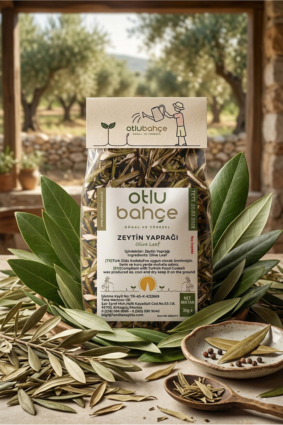 Herbal Garden Olive Leaf, Olive Leaf 30g