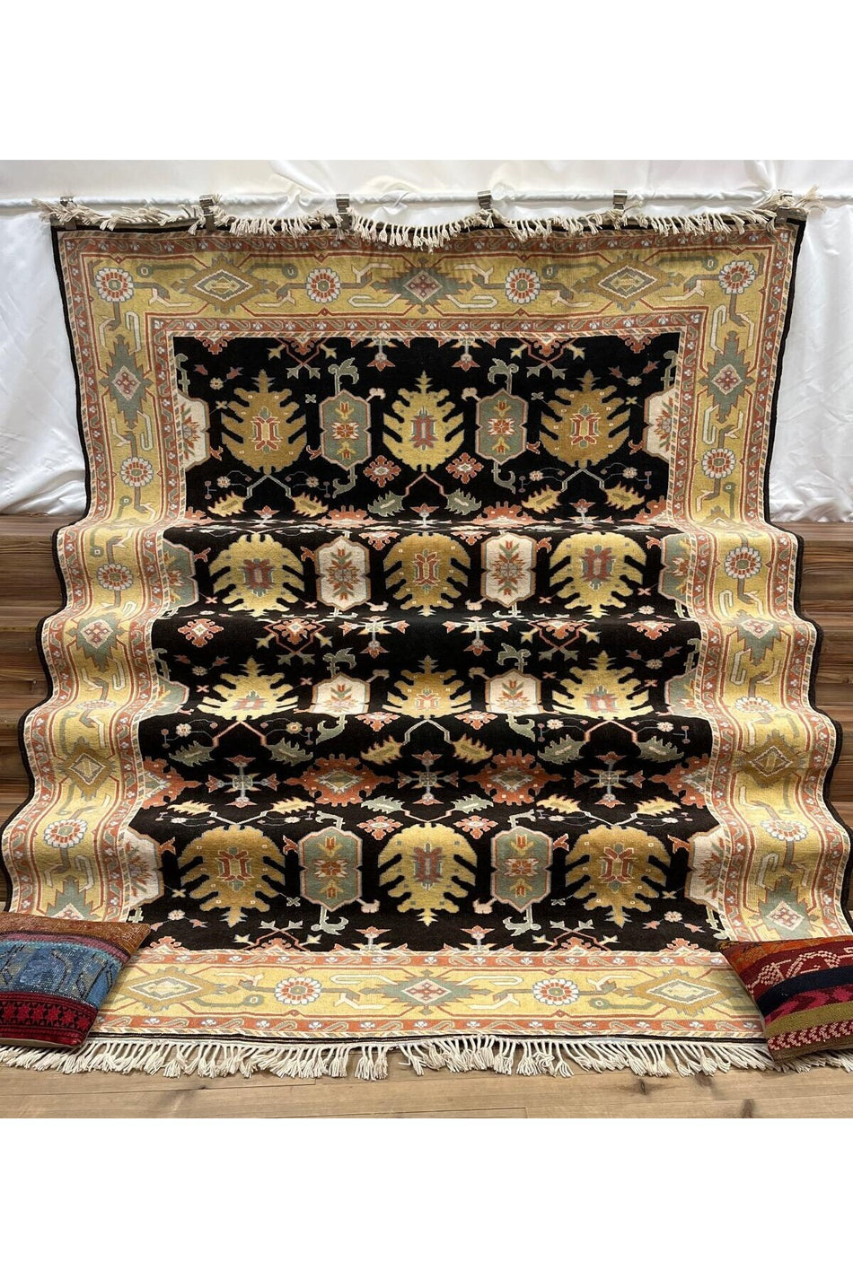 Sirvan Handwoven Carpet, Local Usak - 302 x 277 - MALLTURK