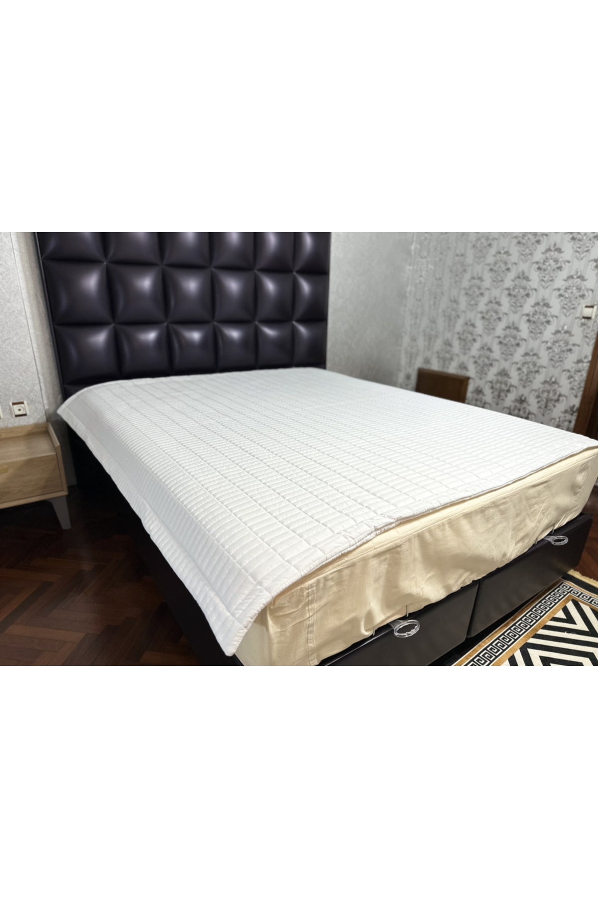 nilin Otel Tipi Alezde Kullanilabilen Leke Mattress Protector - MALLTURK