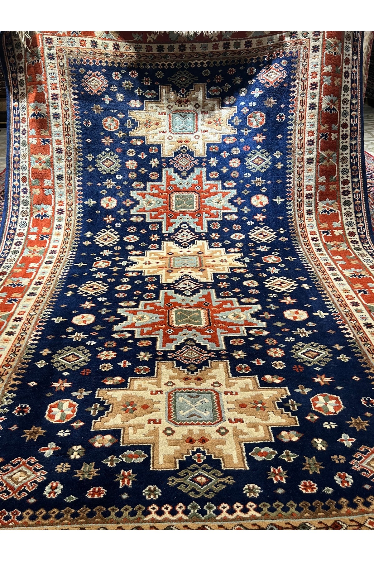 RD RAMAZAN DAG Hand Rug Art Hand-Woven Antik Izmir Yoruk Rug 290x183 - MALLTURK