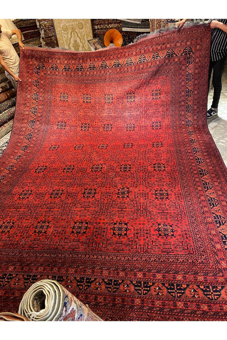 RD RAMAZAN DAG Hand Rug Art Hand-Woven Afgan Bilicik Cotton Base Wool Weave olup Natural Dye 400x300 - MALLTURK