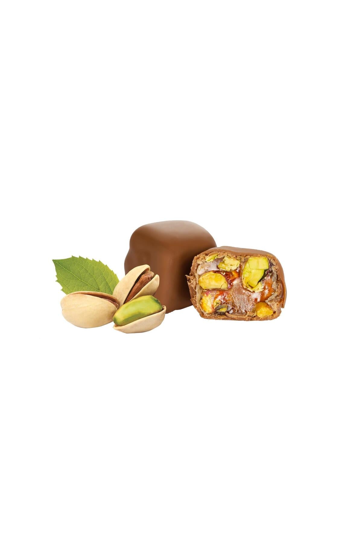 Melodi cikolata Milk Chocolate Extra Pistachio Turkish Delight 250 g - MALLTURK
