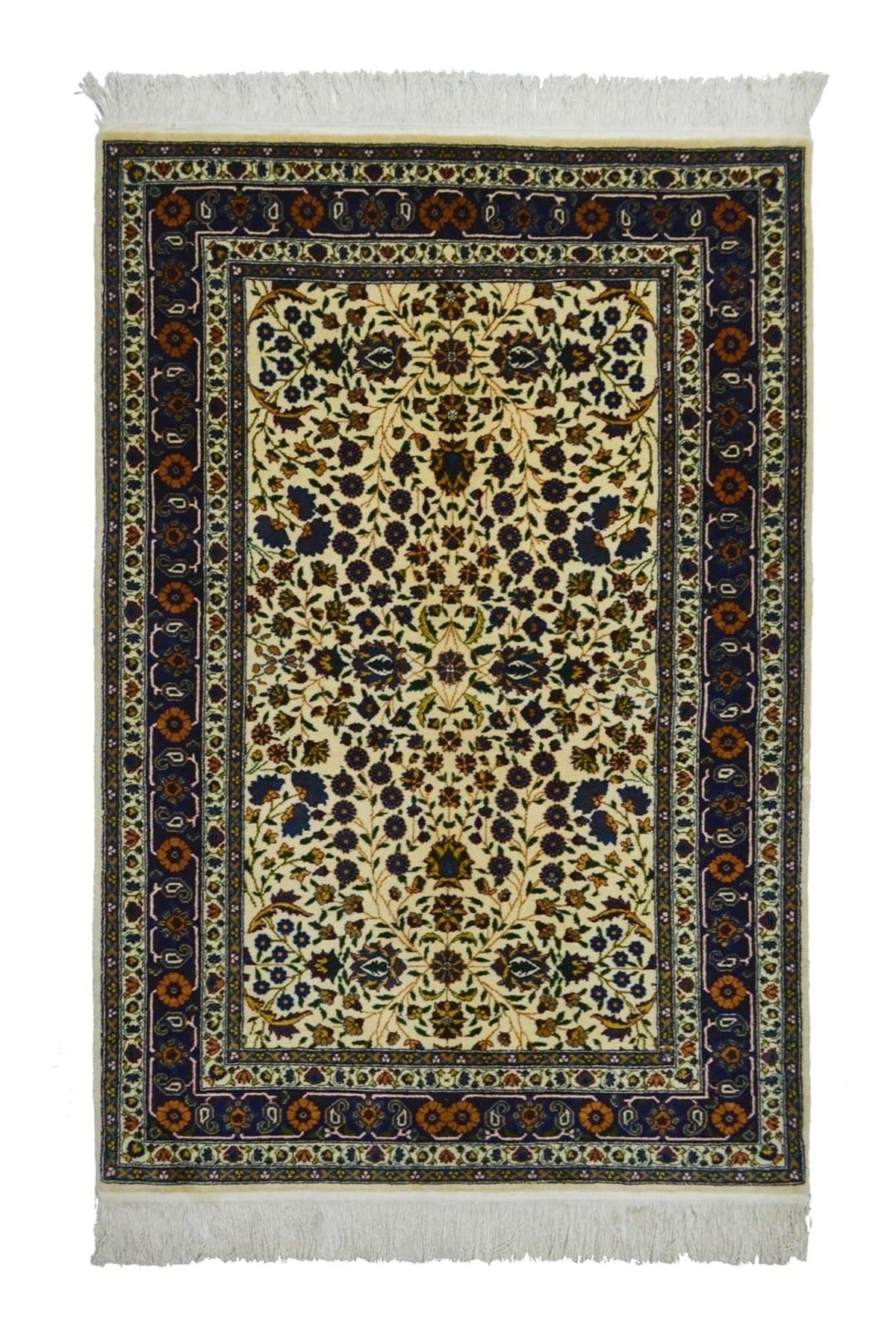 KilimCo. Seven Mountains Flower Hand-Woven Hereke Rug 100x160 cm (1.6 m2)