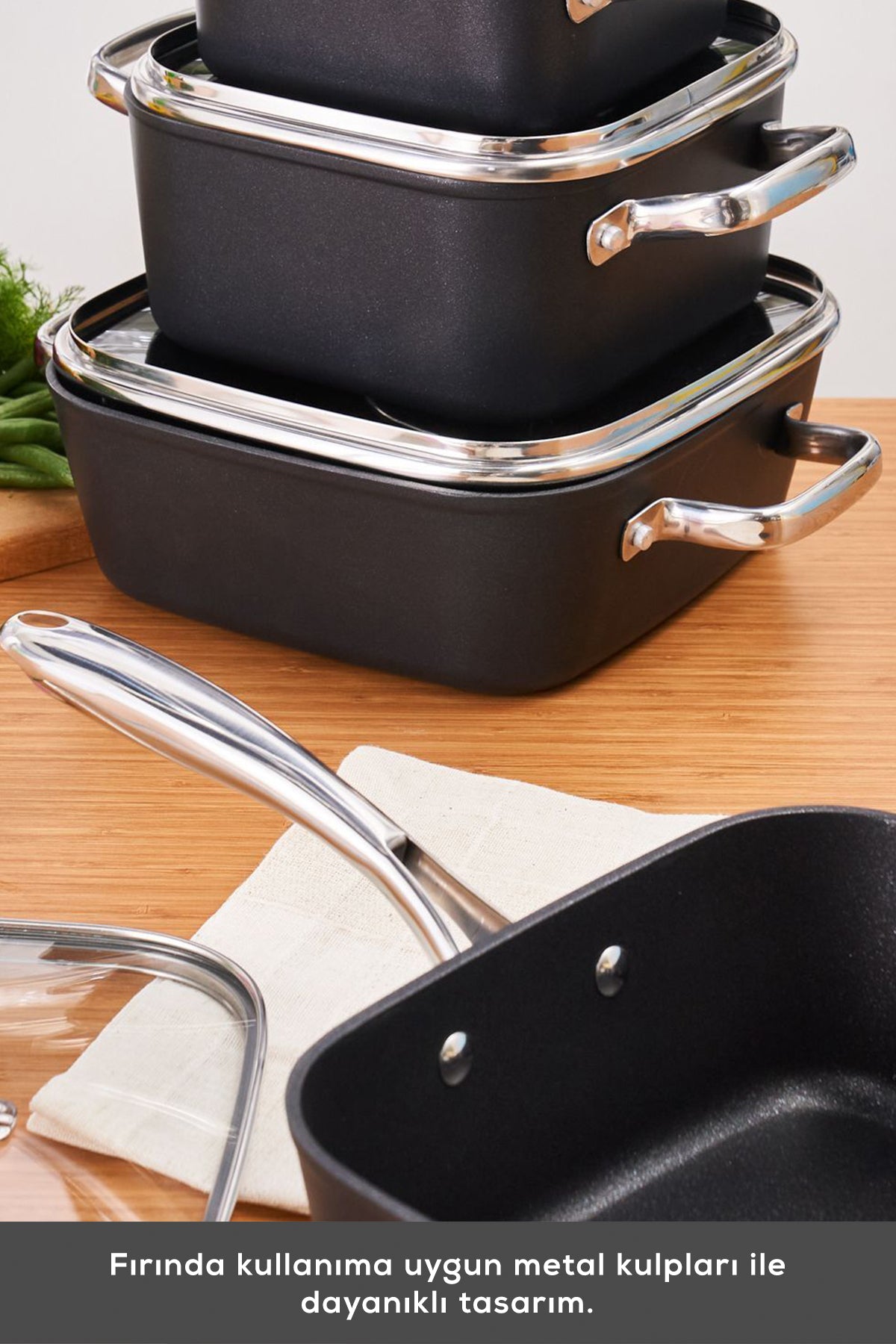 Karaca Biodiamond Quattro Induction Compatible 8 Piece Cookware Set - MALLTURK