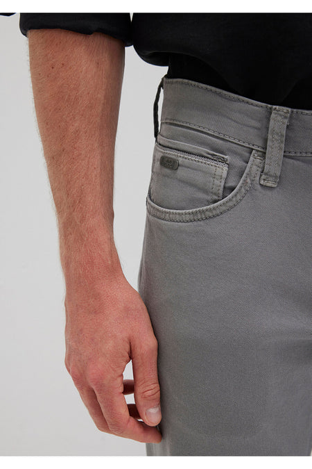 Mavi Marcus Black Dark Grey Gabardine Trousers 0035182453 - MALLTURK