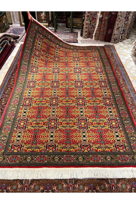 RD RAMAZAN DAG Hand Rug Art Hand-Woven Sumerbank Hereke Rug Sercuklu Design Size 300x200. - MALLTURK