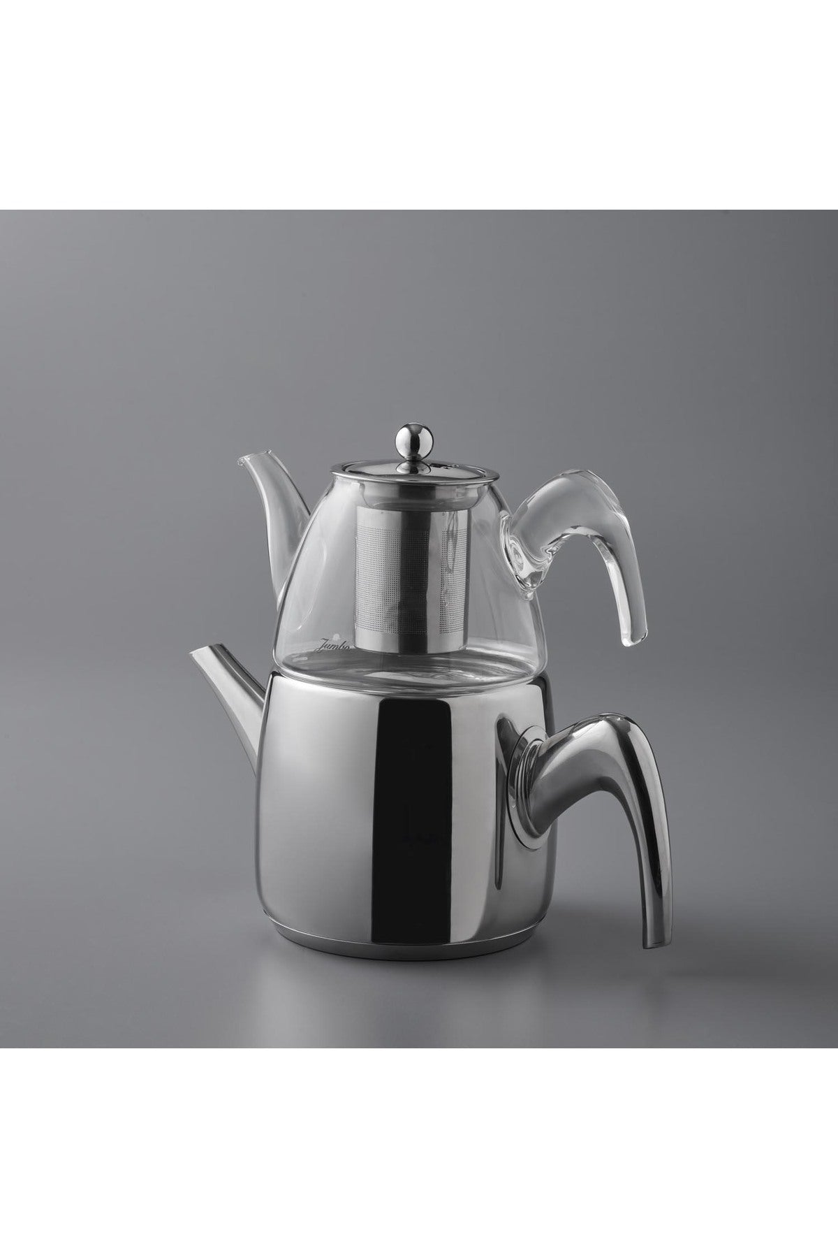 Jumbo 6500 Glass Teapot with Full Metal Handle - MALLTURK