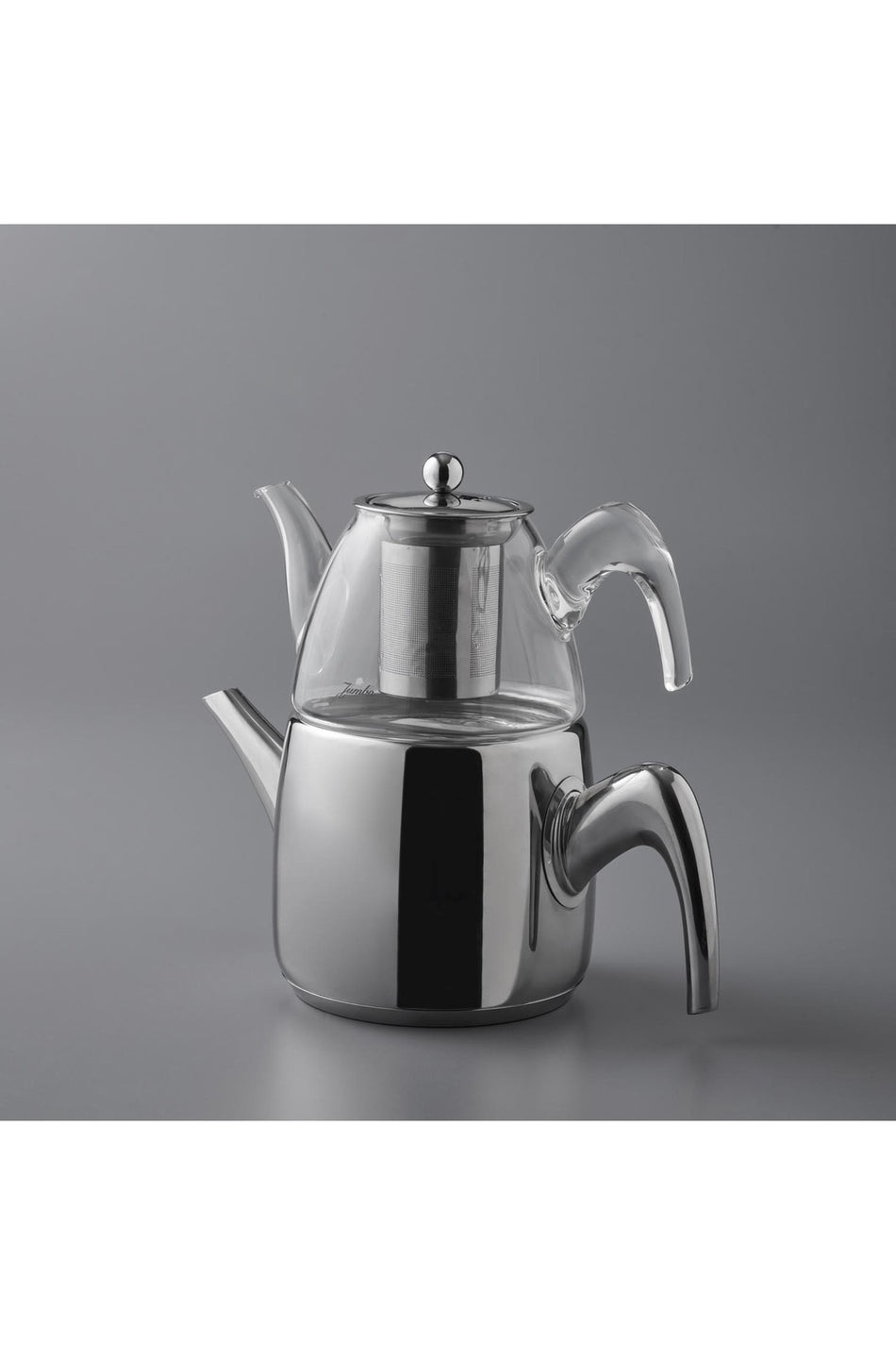 Jumbo 6500 Glass Teapot with Full Metal Handle - MALLTURK