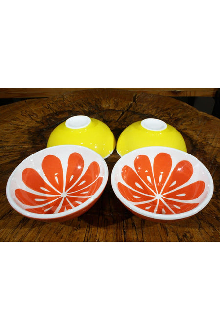 Cini Evi Orange and Yellow Bowl Set - MALLTURK