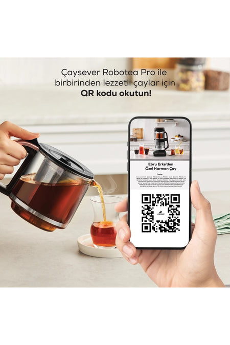 Karaca Tea Lover Robotea Pro 4 in 1 Talking Tea Maker, Water Heater, Filter Coffee Maker - MALLTURK